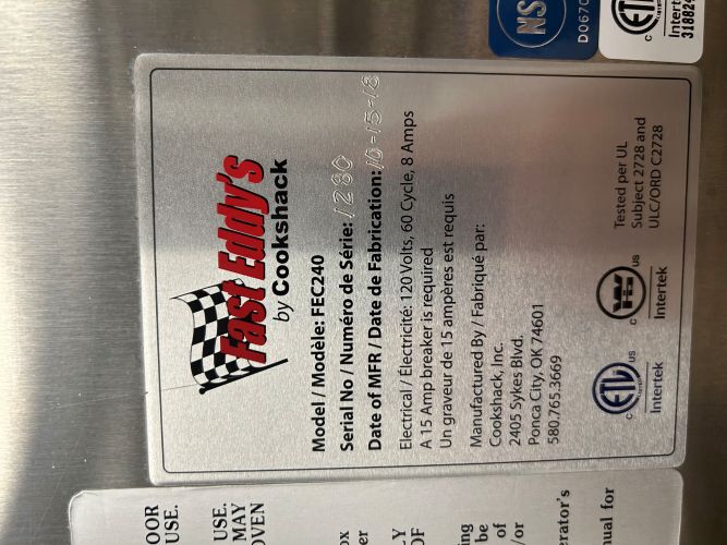 Cookshack Wood Pellet Smoker Oven - Image 4